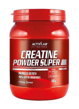 Креатин моногидрат микронизированный порошок для женщин и набора массы activlab creatine powder super 500 г
