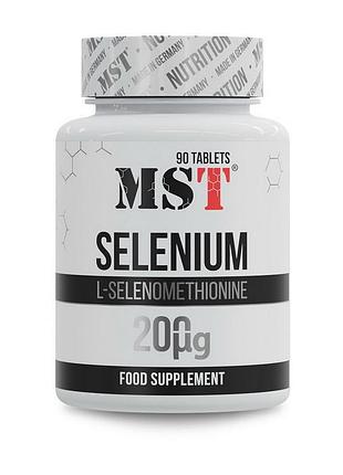 Селен для мужчин, женщин, щитовидной железы, волос и иммунитета mst selenium 90 таблеток