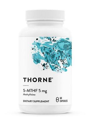 Метилфолат (фолат) 5 мг для мужчин, женщин и волос thorne 5-mthf 5 mg 60 капсул