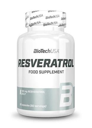 Ресвератрол 150 мг транс-форма для жінок biotech resveratrol 60 капсул