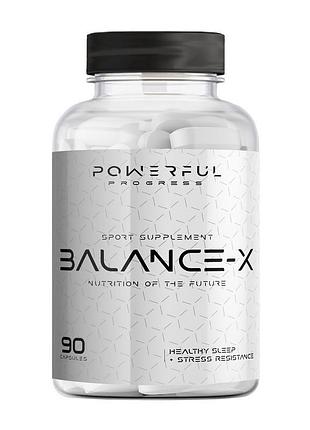 Комплекс от стресса для нервной системы и сна powerful progress balance-x 90 капсул