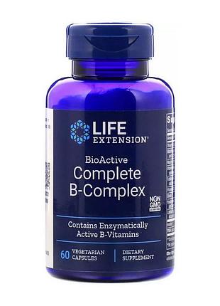 Вітаміни групи b для нервової системи, волосся і жінок life extension bioactive complete b-complex 60 вегетаріанських капсул
