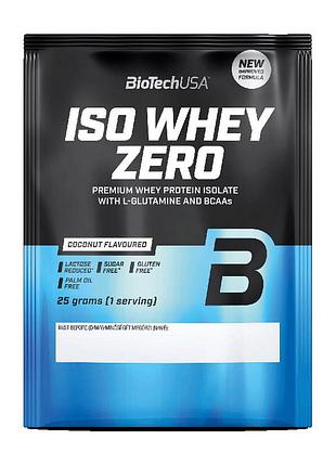 Сироватковий ізолят для рельєфу і схуднення biotech iso whey zero 25 г тірамісу