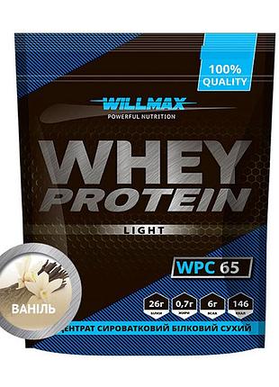 Сироватковий протеїн для росту м'язів і схуднення willmax whey protein 65 1 кг