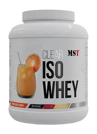 Сироватковий ізолят для рельєфу і схуднення mst clear iso whey 900 г кавун