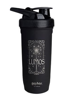 Шейкер для протеина и спортивного питания из нержавеющей стали smartshake reforce harry potter lumos 900 мл