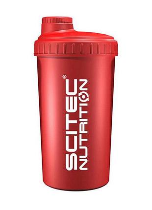 Шейкер для протеина и спортивного питания с крышкой на резьбе scitec nutrition shaker make a difference 700 мл красный