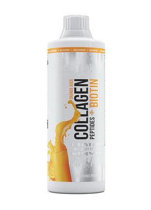 Коллаген питьевой жидкий verisol с биотином для кожи, женщин и ногтей mst collagen peptides + biotin 1 л апельсиновый сок
