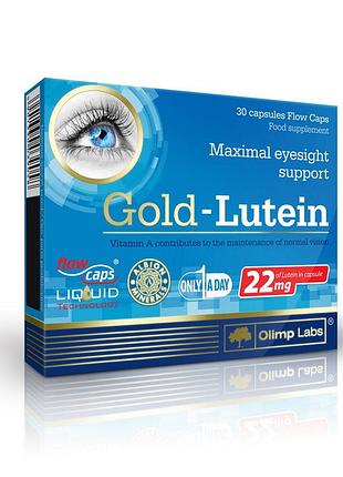 Лютеин 22 мг с зеаксантином и dha 250 мг для глаз olimp gold-lutein 30 капсул