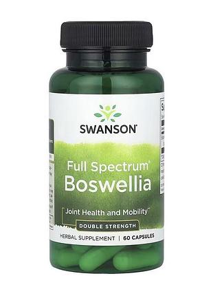 Босвелія смола 800 мг для суглобів swanson full spectrum boswellia 60 капсул