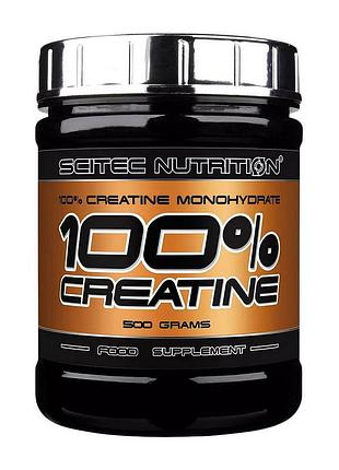 Креатин моногидрат микронизированный для набора массы scitec nutrition 100% creatine monohydrate 500 г без вкуса