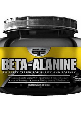 Бета-аланін beta-alanine порошок для високоінтенсивних тренувань і кросфіту primaforce beta-alanine 200 г без смаку