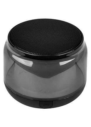 Светильник-ночник аккумуляторный с bluetooth-колонкой ultralight dly-4015b, rgb 15 режимов, 5 вт, чёрный (7491)