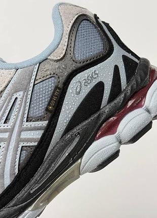 Asics gel-nyc fur dusty blue black 3