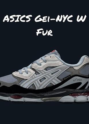 Asics gel-nyc fur dusty blue black 5