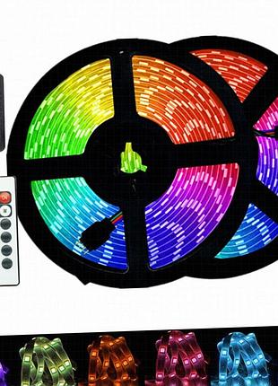 Комплект підсвітки для тв/монітора rgb led стрічка 5 м smd 5050 з пультом ip65