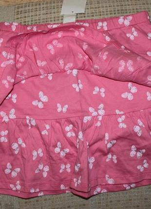 Новая трикотажная юбка девочке 8-10 лет от h&m, анлия8 фото