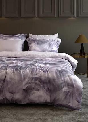 Постільна білизна сімейна 2 підковдри сатин 100% бавовна 160×220 first choice ruska lilac лілова