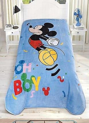 Плед дитячий 100% поліестер 160×220 см tac disney mickey mouse jump