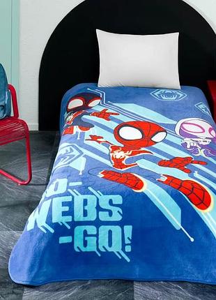 Плед дитячий 100% поліестер 160×220 см tac disney spiderman 2
