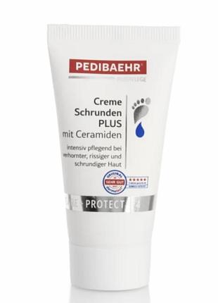 Крем для потрісканої шкіри ніг baehr pedibaehr plus з керамідами, пантенолом, маслом ши та жожоба, професійний крем для сухої