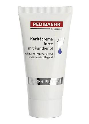 Крем для ніг baehr pedibaehr karitecreme forte з пантенолом та маслом ши для дуже сухої шкіри, 30 мл