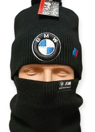 Комплект бафф + шапка bmw