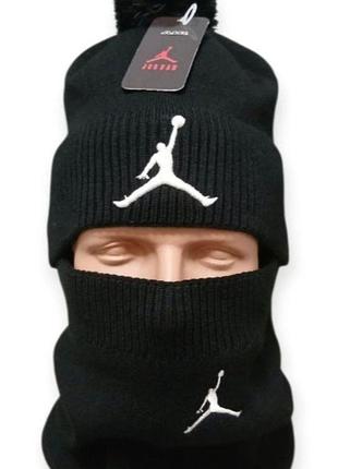 Комплект бафф + шапка jordan
