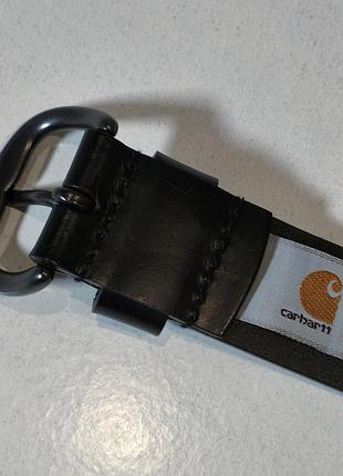 Байкерской кожаный ремень пасок carhartt
