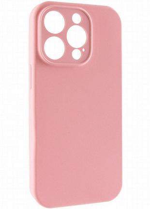 Чохол silk full camera protective (aa) no logo для apple iphone 15 pro max (6.7") рожевий / light pink