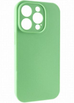 Чохол silk full camera protective (aa) no logo для apple iphone 14 pro max (6.7") м'ятний / mint