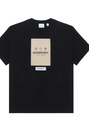 Мужская футболка burberry london logo short sleeve new !