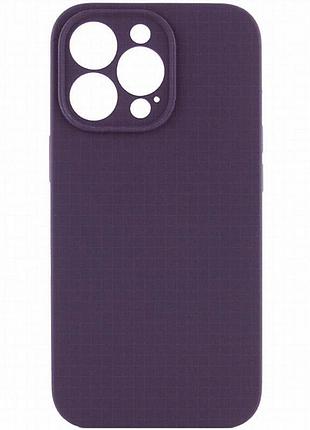 Чохол silk full camera protective (aa) no logo для apple iphone 13 pro max (6.7") фіолетовий / elderberry