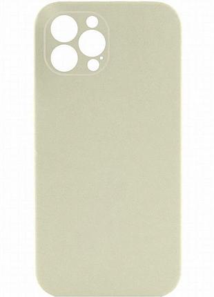 Чохол silk full camera protective (aa) no logo для apple iphone 12 pro max (6.7") бежевий / antique white