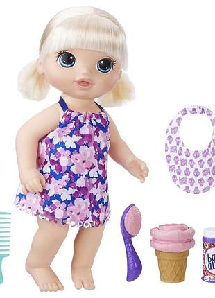 Лялька baby alive hasbro малятко з морозивом (c1090)