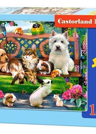 Пазл "домашние животные в парке" 180шт castorland (b-018444)