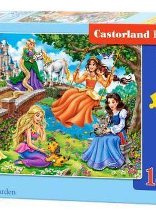 Пазлы castorland "принцессы в саду" 180 элементов 32 х 32 см b-018383