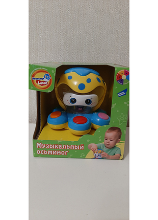 Музична розвиваюча іграшка восьминіг mommy love