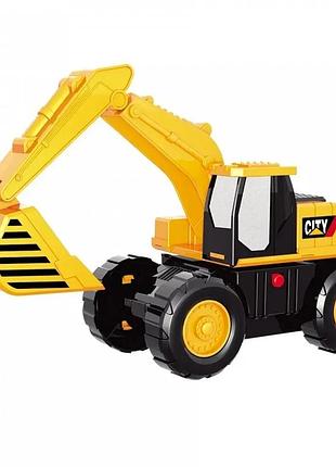 Екскаватор big motors зі звуковими та світловими ефектами (998-49a)