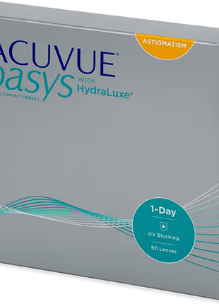Контактные линзы johnson & johnson acuvue oasys 1-day with hydraluxe 90 шт. r 9, 8.5, d -4.75 для астегматизма