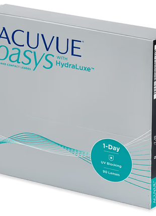 Контактные линзы johnson & johnson acuvue oasys 1-day with hydraluxe 90 шт. r 9, 8.5, d -5.75