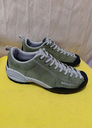 Шкіряні трекінгові кросівки scarpa 2