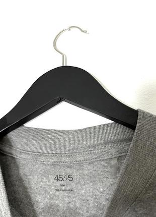 Базовий сірий лонгслив asos 4505 3