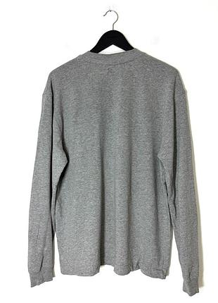 Базовий сірий лонгслив asos 4505 2