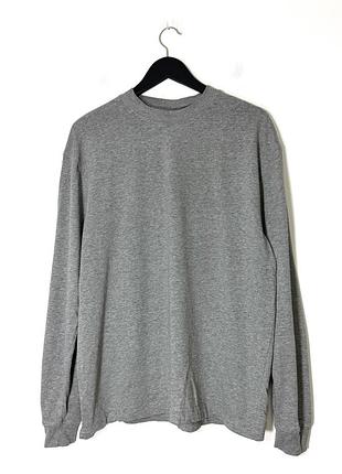 Базовий сірий лонгслив asos 4505