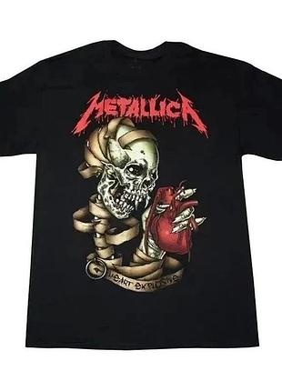 Футболка metallica, с принтом, унисекс, хлопок, размер xxl