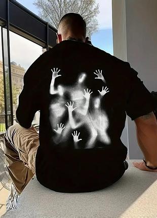 Футболка чертовая графическая s