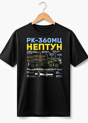 Футболка мужская нептун рк 360 мц (черный, олива, койот)