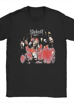 Футболка slipknot, з принтом, унісекс, бавовна, розмір l