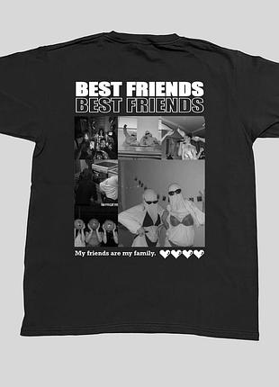 Жіноча футболка з індивідуальним принтом для друзів best friends